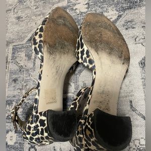 J Crew block heel. Size 8.5